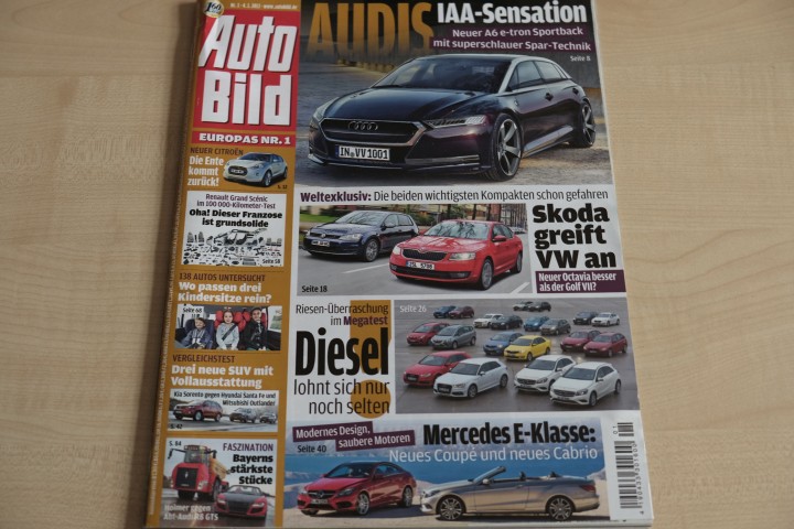 Deckblatt Auto Bild (01/2013)